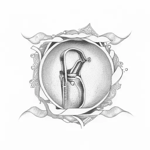 Create a tattoo which looks like a calendar card with baby hand print and date of born whi is ten march twenty twenty fr tattoo design idea