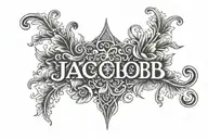 name Jacob December 9th 2023 tattoo design idea