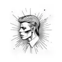David bowie tattoo design idea