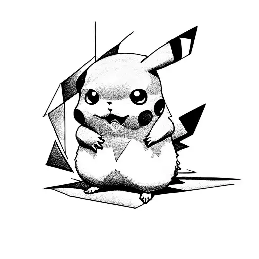 pikachu tattoo design idea