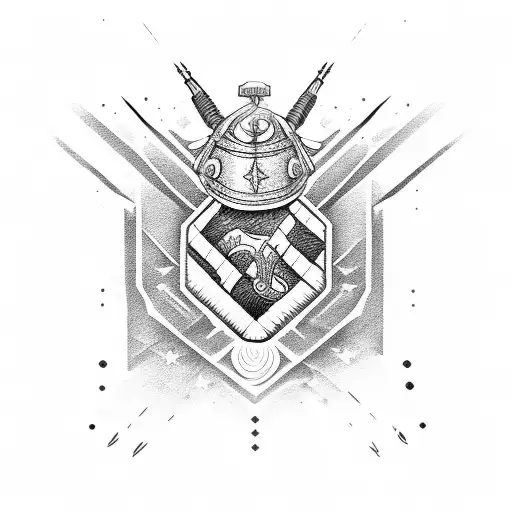 military salute jiu jitsu tattoo design idea