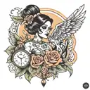 Everything passes tattoo design idea