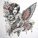 Everything passes tattoo design idea