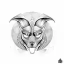 Anubis tattoo design idea