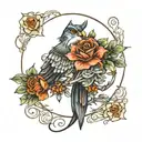 ZIA and ZOE tattoo design idea