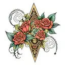 ZIA and ZOE tattoo design idea