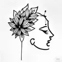 a small tattoo that represents independence, self-actualisation and self-growth. it should be delicated. tattoo design idea