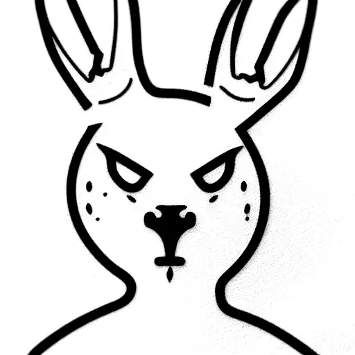 frank from Donnie Darko  tattoo design idea