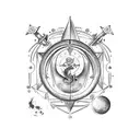 libra and taurus zodiac finger tatoo tattoo design idea