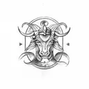 libra and taurus zodiac finger tatoo tattoo design idea