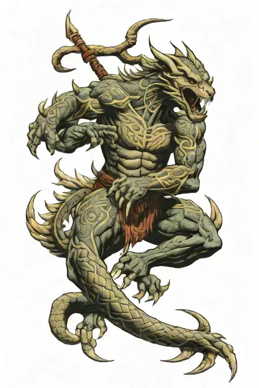 Skyrim tattoo design idea