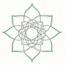 You can create a unique original tattoo which includes the 7 chakras, sacred geometry and the lotus flower tattoo design idea