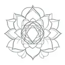 You can create a unique original tattoo which includes the 7 chakras, sacred geometry and the lotus flower tattoo design idea