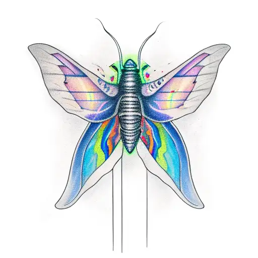 Bray Wyatt moth tattoo design idea