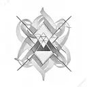 4 elements, stoicism tattoo design idea