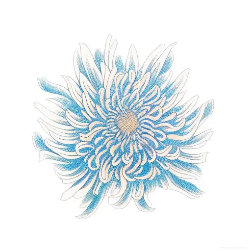 Chrysanthemum tattoo design idea