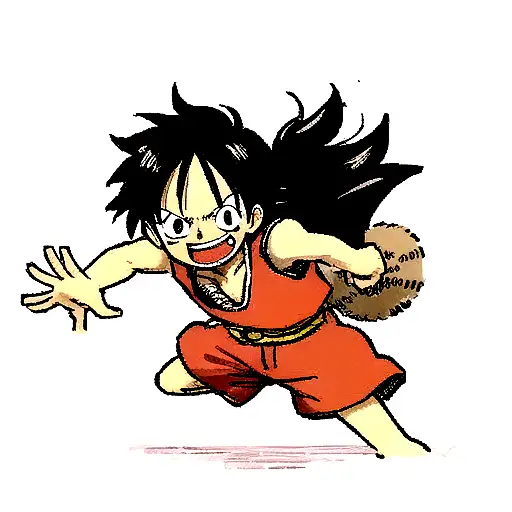 luffy tattoo design idea