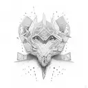 lines  tattoo design idea