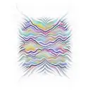 Dragon scales transforming into water ripples tattoo design idea