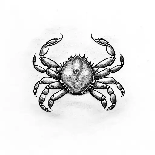 crab tattoo design idea
