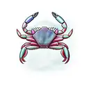 crab tattoo design idea