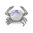 crab tattoo design idea