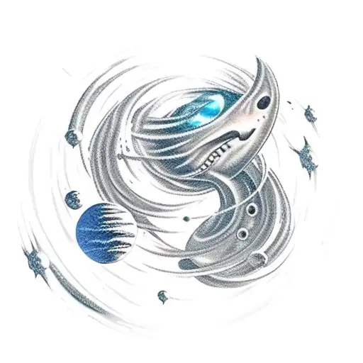 Taylor swift Galaxy space tattoo design idea