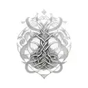 Norse yggdrasil tattoo design idea