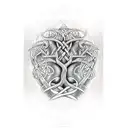 Norse yggdrasil tattoo design idea