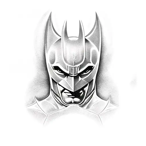 maori batman tattoo design idea