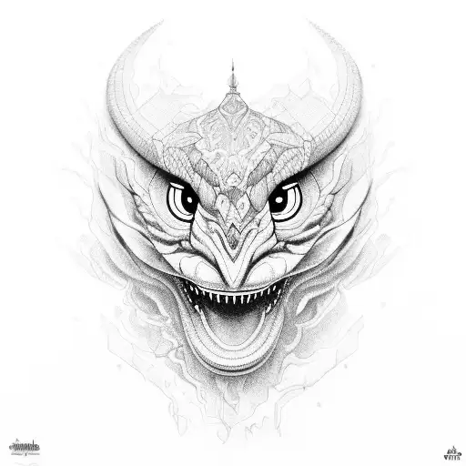 punhal com coração sangrando e uma cobra enrolada tattoo design idea