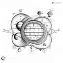 diagram of the heliocentric model of the solar system by copernicus tattoo design idea