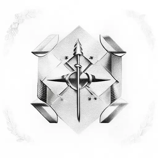 arrows, with my kids names, Ryder & Harper tattoo design idea