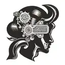 turbo with boosted society  tattoo design idea