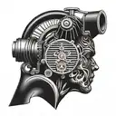 turbo with boosted society  tattoo design idea