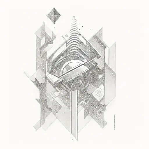 etter "M" could be started at the top, with its curved shape bending down to the right. The middle point of the "M" woul tattoo design idea