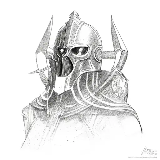 Ares Mars tattoo design idea