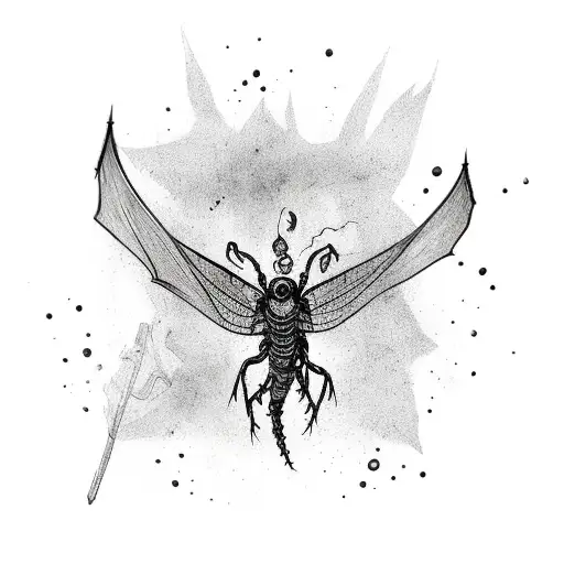 firefly symbol from the last of us with a worn out design tattoo design idea
