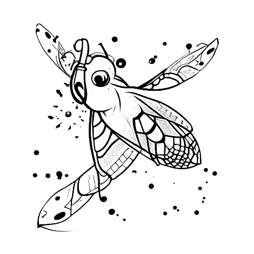 the firefly symbol from The Last Of Us tattoo design idea