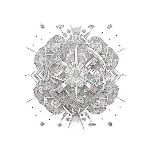 Destiny and honor tattoo design idea