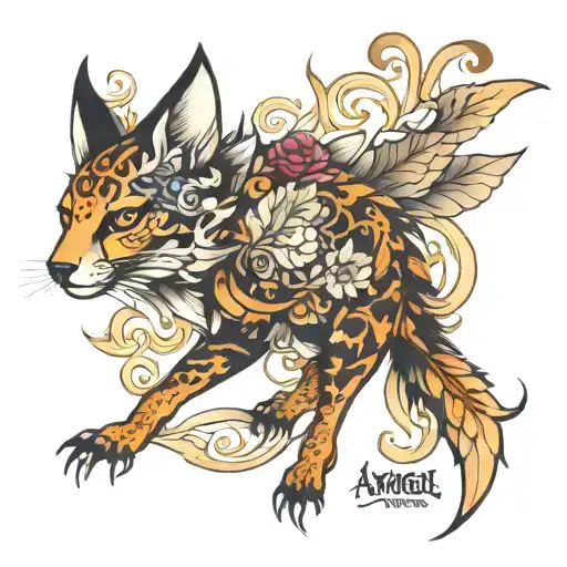 Amelia Amari R tattoo design idea