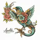 Amelia Amari R tattoo design idea