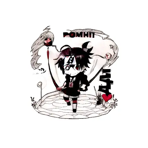 Obito Uchiha Kunai tattoo design idea