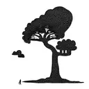 the giving tree where the sidewalk ends tattoo design idea