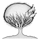 the giving tree where the sidewalk ends tattoo design idea