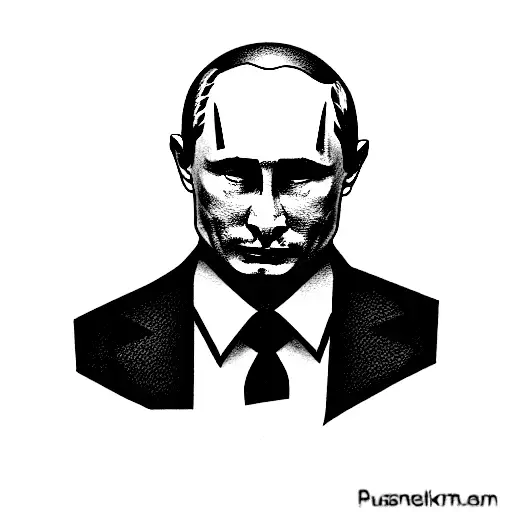 putin tattoo design idea