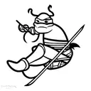 tmnt donatelo  tattoo design idea