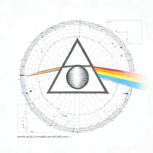 pink floyd atom heart mother, the dark side of the moon, relics tattoo design idea