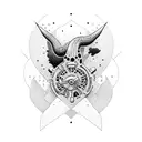revolver with saying "I'm your huckleberry" tattoo design idea