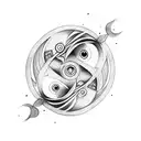 Minion+yinyang tattoo design idea